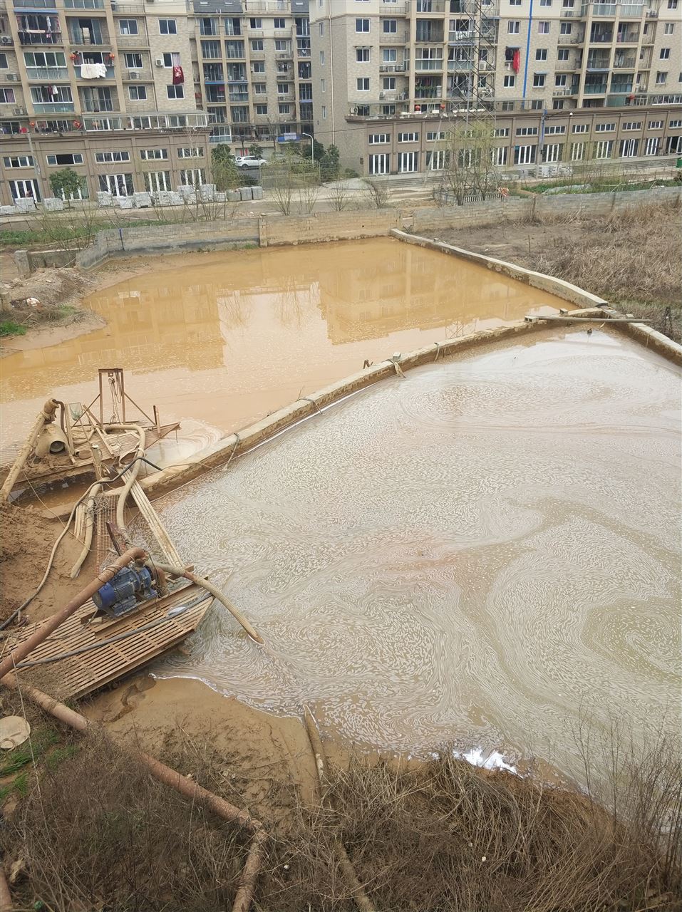 北碚沉淀池淤泥清理-厂区废水池淤泥清淤